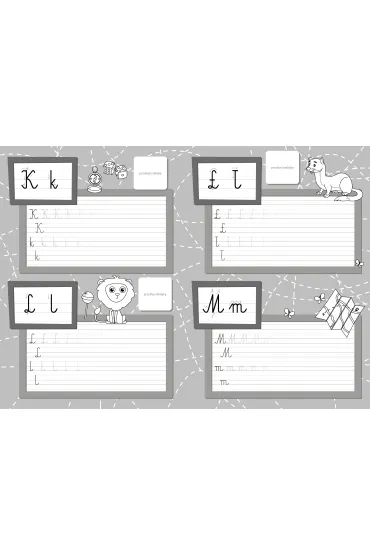 Ksi��ka edu. A4  Naklejki Moje pierwsze literki SKRZAT 077971