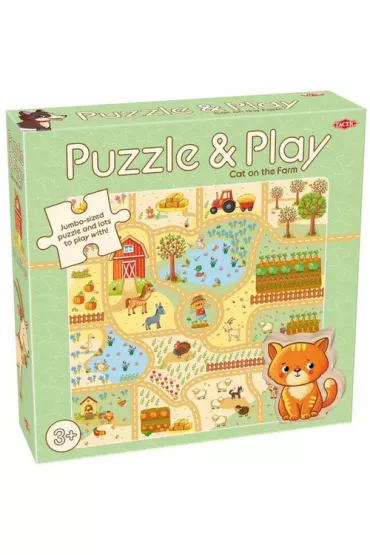 Puzzle z gr�: Kot na farmie Tactic