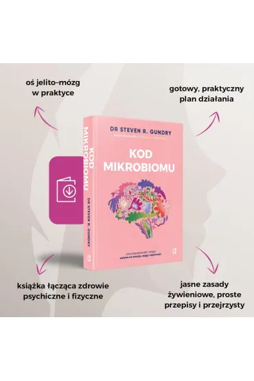 Kod mikrobiomu. Jak po��czenie jelit i m�zgu wp�ywa na emocje, wag� i odporno�� - Steven R. Gundry