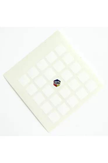 Naklejki z logo Rubik na kostk� 5x5x5