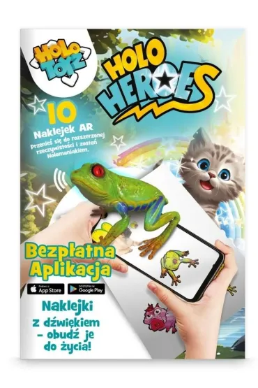 Holotoyz Naklejki dla dzieci AR Holo Heroes