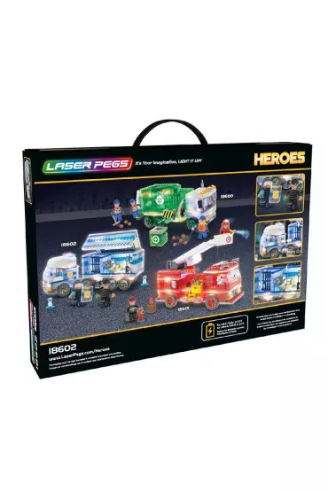 Klocki. Laser Pegs. Mobile Police Unit