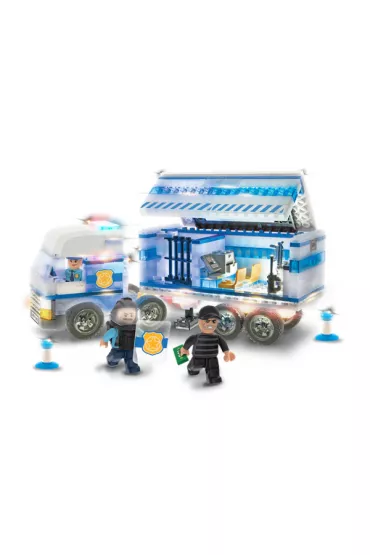 Klocki. Laser Pegs. Mobile Police Unit
