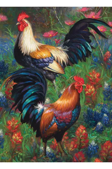 Puzzle 1000 el. Koguty Cobble Hill - Mark  Keathley