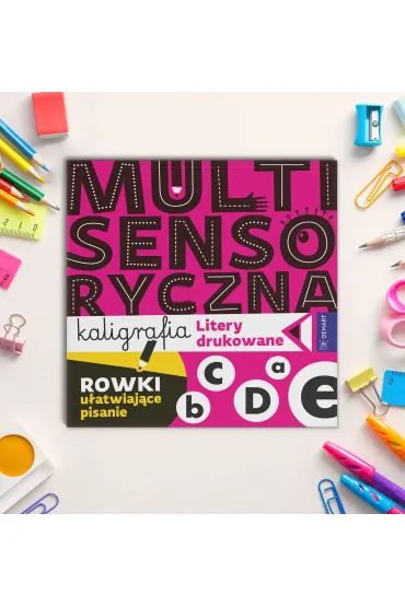 Multisensoryczna kaligrafia. Litery drukowane - Anna Borchard