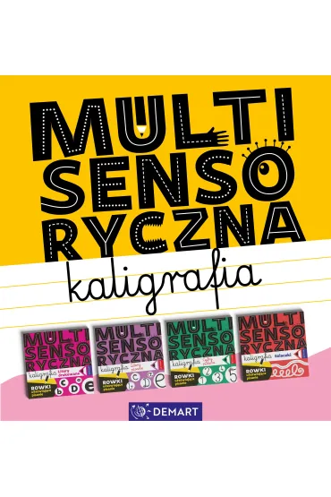 Multisensoryczna kaligrafia. Litery drukowane - Anna Borchard