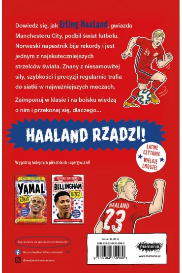 Haaland rz�dzi. Football superstars - Simon  Mugford