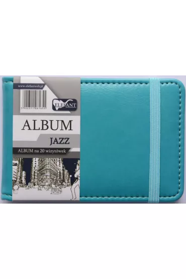 Elefant Album na 20 wizyt�wek Jazz Turkusowy