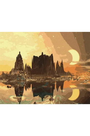 Ideyka Malowanie po numerach - Z�ote Miasto 40x50cm