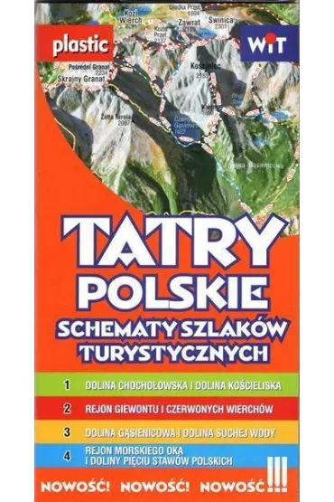 Schematy szlak�w turystycznych Tatry Polskie