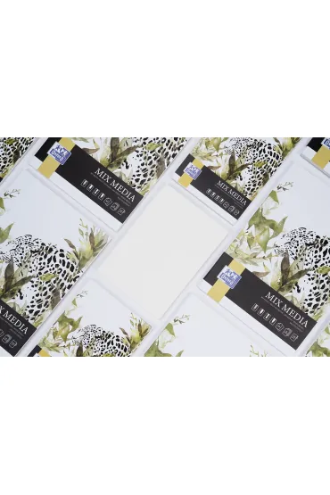 Hamelin Blok artystyczny A5/50K mix media 225g klejony bia�y 50 kartek