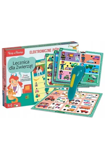 M�wi�ce Pi�ro 500 Pyta� - Lecznica dla zwi�rz� Clementoni