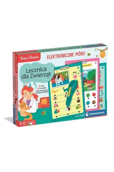 M�wi�ce Pi�ro 500 Pyta� - Lecznica dla zwi�rz� Clementoni