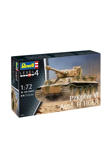 Pojazd 1:72 PzKpfw VI Tiger Ausf. H Cobi