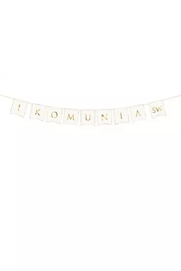 PartyDeco Baner I Komunia �w. 15x133 cm
