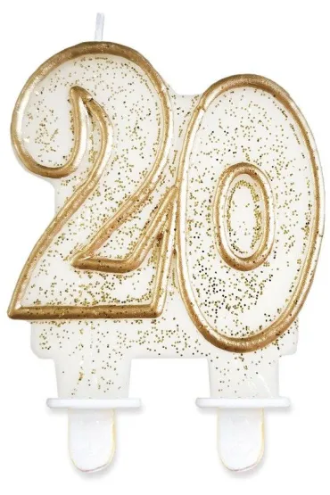Godan �wieczka Liczba 20, z�oty kontur