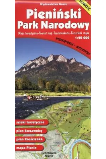 Pieni�ski Park Narodowy. Mapa turystyczna 1:20 000