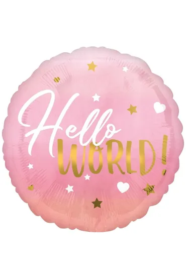 Amscan Balon foliowy Hello World