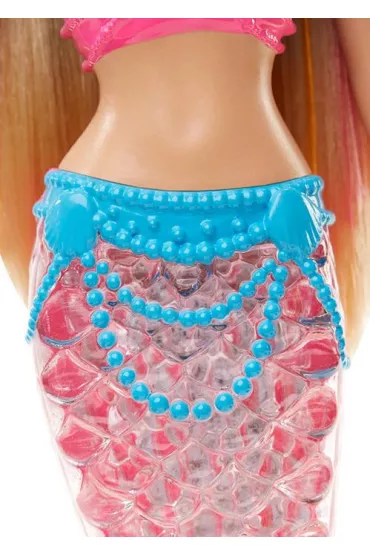 Barbie Barbie T�czowa Syrenka Lalka DHC40 Mattel