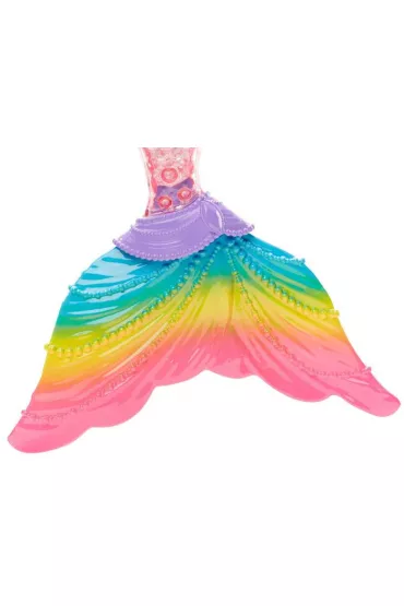 Barbie Barbie T�czowa Syrenka Lalka DHC40 Mattel