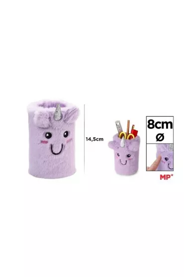Mp Main Paper Pojemnik pluszowy na przybory szkolne Unicorn