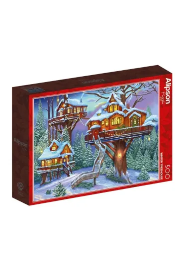 Puzzle 500 el. Domki na drzewach Alipson