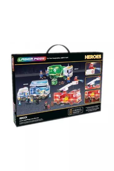 Klocki. Laser Pegs. Fire Truck