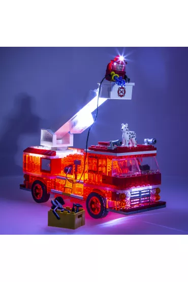 Klocki. Laser Pegs. Fire Truck