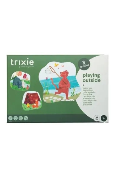Puzzle 3w1 Zabawa na dworze Trixie Baby