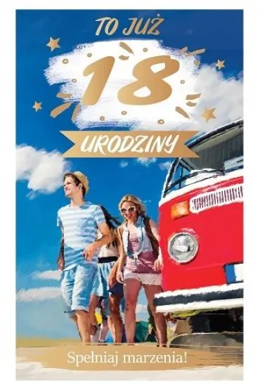 AbCard Kartka okoliczno�ciowa Urodziny 18 P20