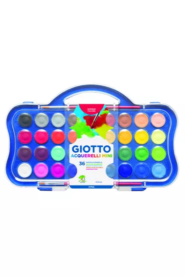 Giotto Farby akwarelowe w pastylkach 36 kolor�w