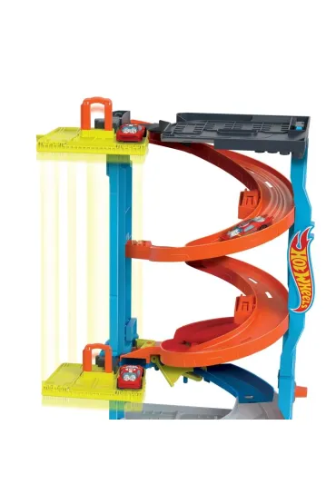 Hot Wheels. City Wy�cigowa wie�a z transformacj�. Zestaw HKX43 Mattel