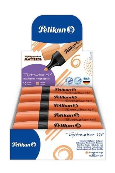 Pelikan Zakre�lacz 490 pomara�czowy 10 szt.