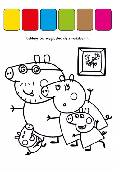 W barwnym �wiecie Peppy. Peppa Pig. Jak malowane. Cz�� 1