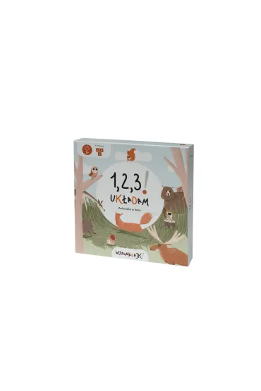 Puzzle Wspomagajki 1,2,3! Uk�adam Zwierz�ta w lesie Smart Kids Media