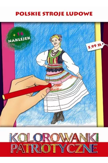 Polskie stroje ludowe kolorowanki patriotyczne