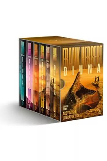 Pakiet Kroniki Diuny. Tomy 1-6: Diuna, Mesjasz Diuny, Dzieci Diuny, B�g Imperator Diuny, Heretycy Diuny, Kapitularz Diun� - Frank Herbert