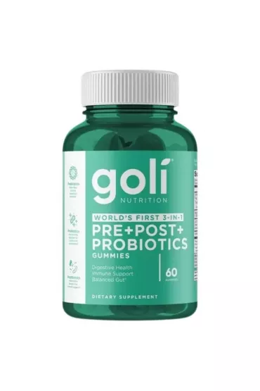 Goli Nutrition Pre+Post+Probiotics Gummies, w �elkach Suplement diety 60 szt.