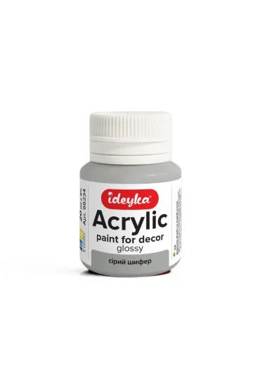 Ideyka Farba akrylowa Szary �upek 20ml 20 ml