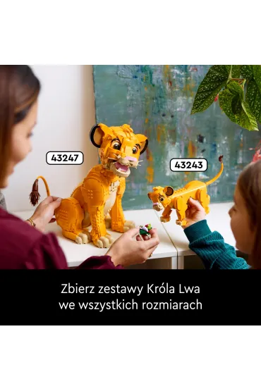LEGO Disney Kr�l Lew — m�ody Simba 43247