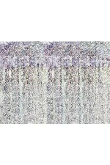 PartyDeco Kurtyna party holograficzny 100x200cm