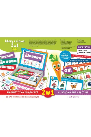 Lisciani Carotina Litery i S�owa 2w1 304-PL110032