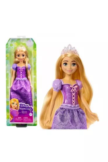 Disney Princess. Roszpunka Lalka podstawowa HLW03 Mattel