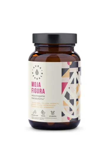 Aura Herbals Moja Figura - Wspomaganie metabolizmu - Suplement diety 60 kaps.