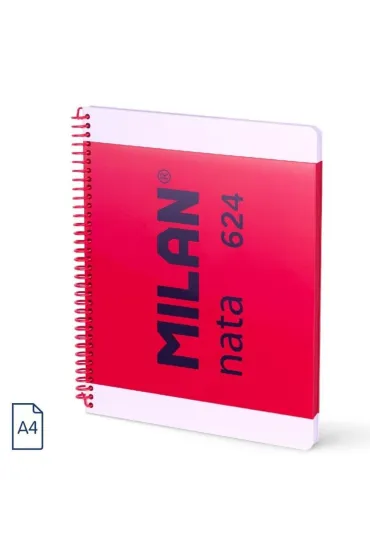 Milan Zeszyt na spirali A4 1918 r�owy linia 80 kartek