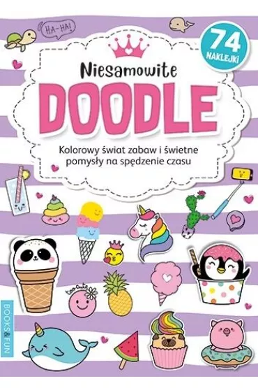 Niesamowite doodle. Kolorowanka