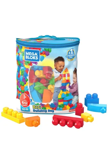 Mega Bloks. Klocki 80 element�w Torba First Builders CYP72