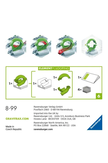 Gravitrax. Dodatek P�tla Ravensburger