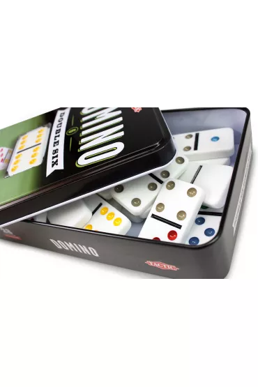 Domino sz�stkowe (klasyczne) Deluxe w puszce