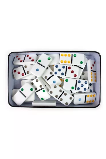 Domino sz�stkowe (klasyczne) Deluxe w puszce